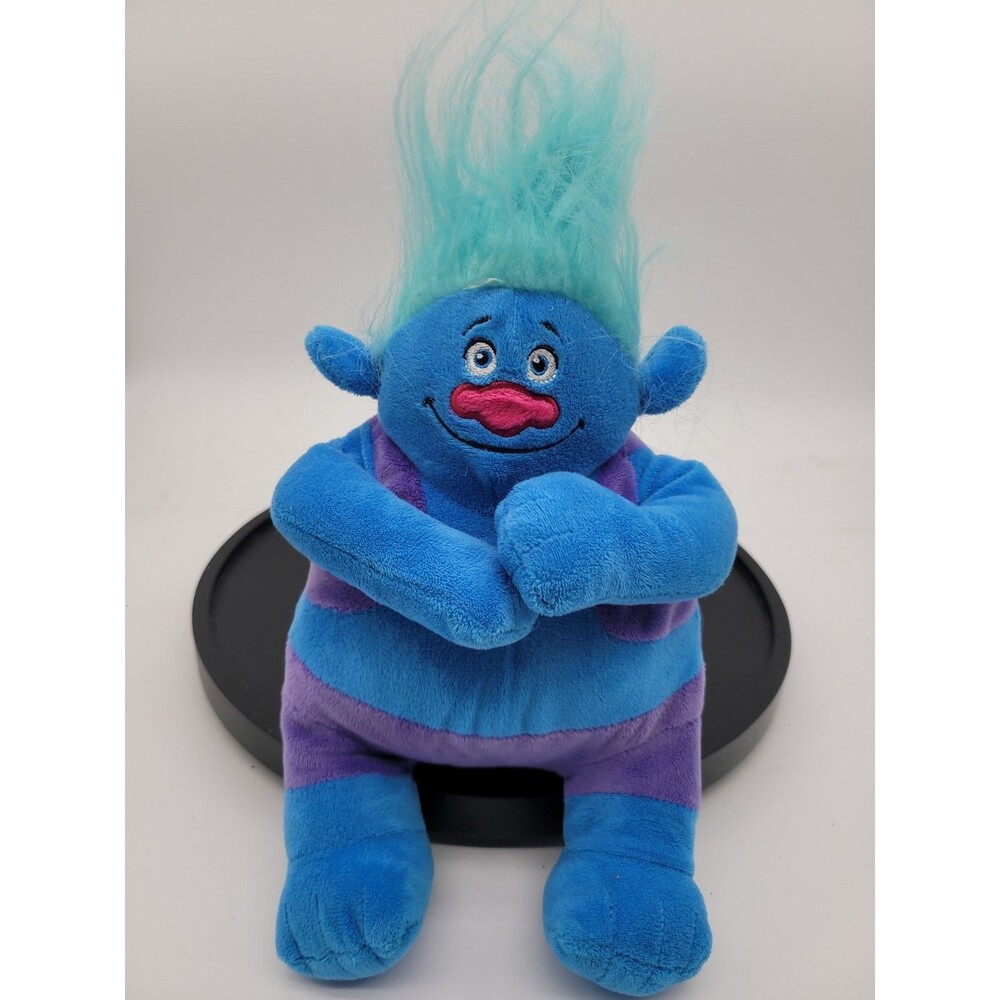 2019 DreamWorks  Trolls Dreamworks Blue Biggie  Plush  10"